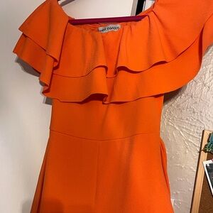 Almost Famous Vibrant Orange jumpsuit